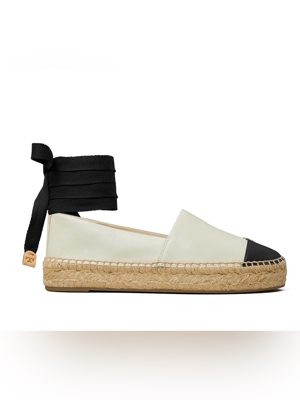 NIB Tory Burch Women's Cap Toe Espadrilles - Picture 3 of 6